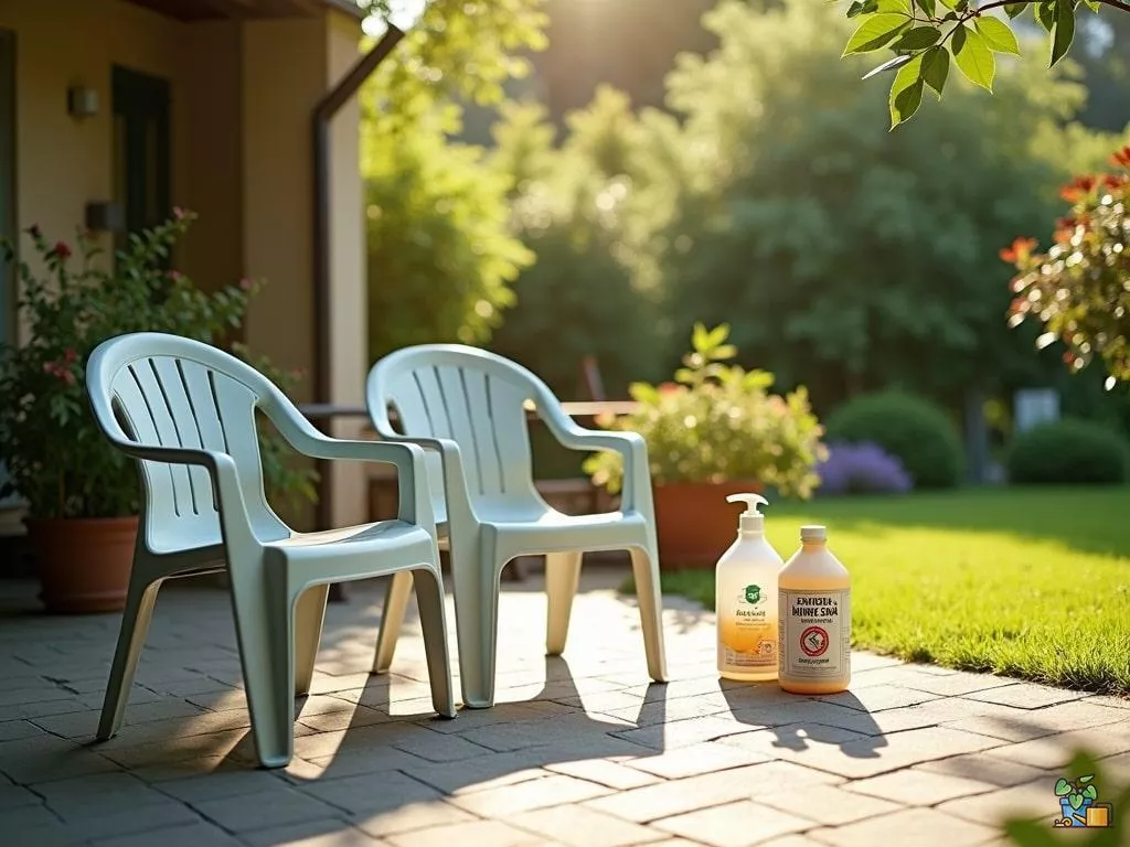 Comment nettoyer une chaise de jardin en plastique blanc ? Astuces et conseils