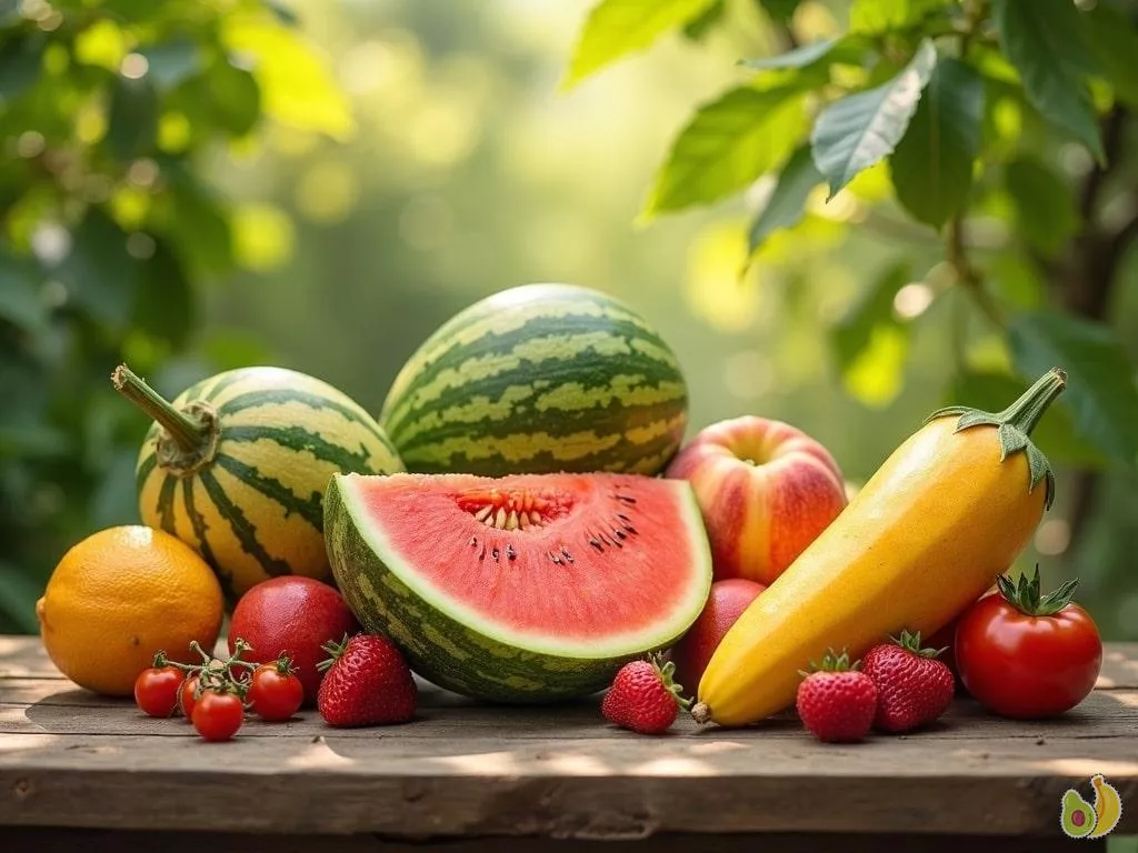 Les fruits et légumes d'été