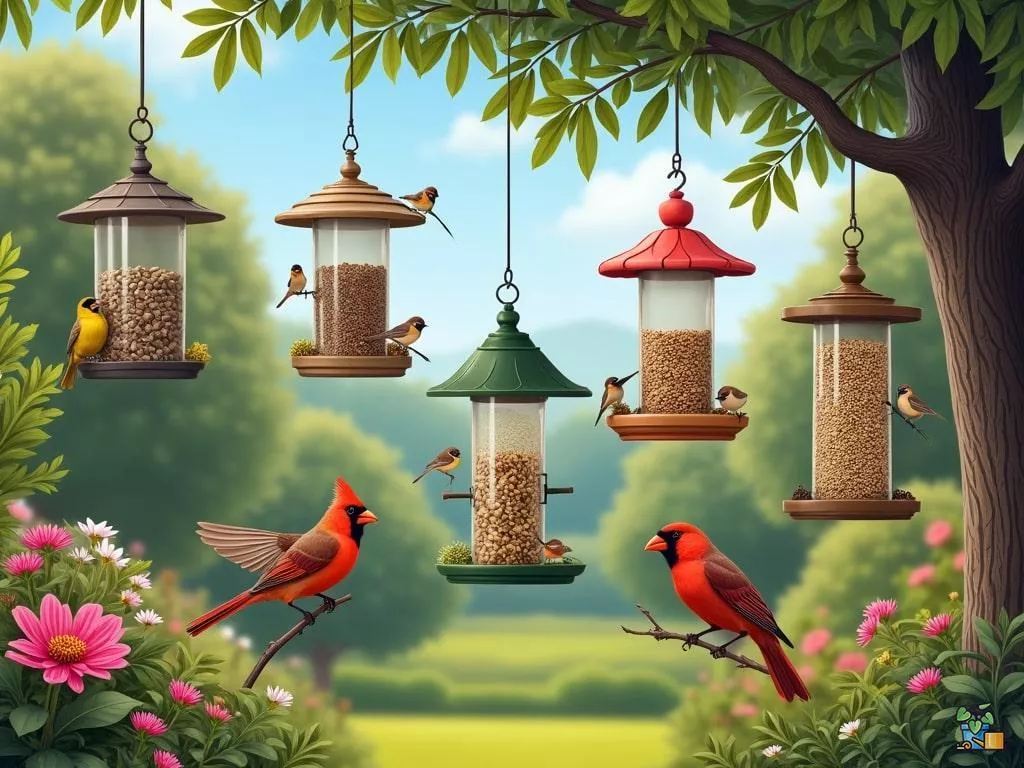 Quelle mangeoire pour quel oiseau ? Conseils pour les attirer efficacement