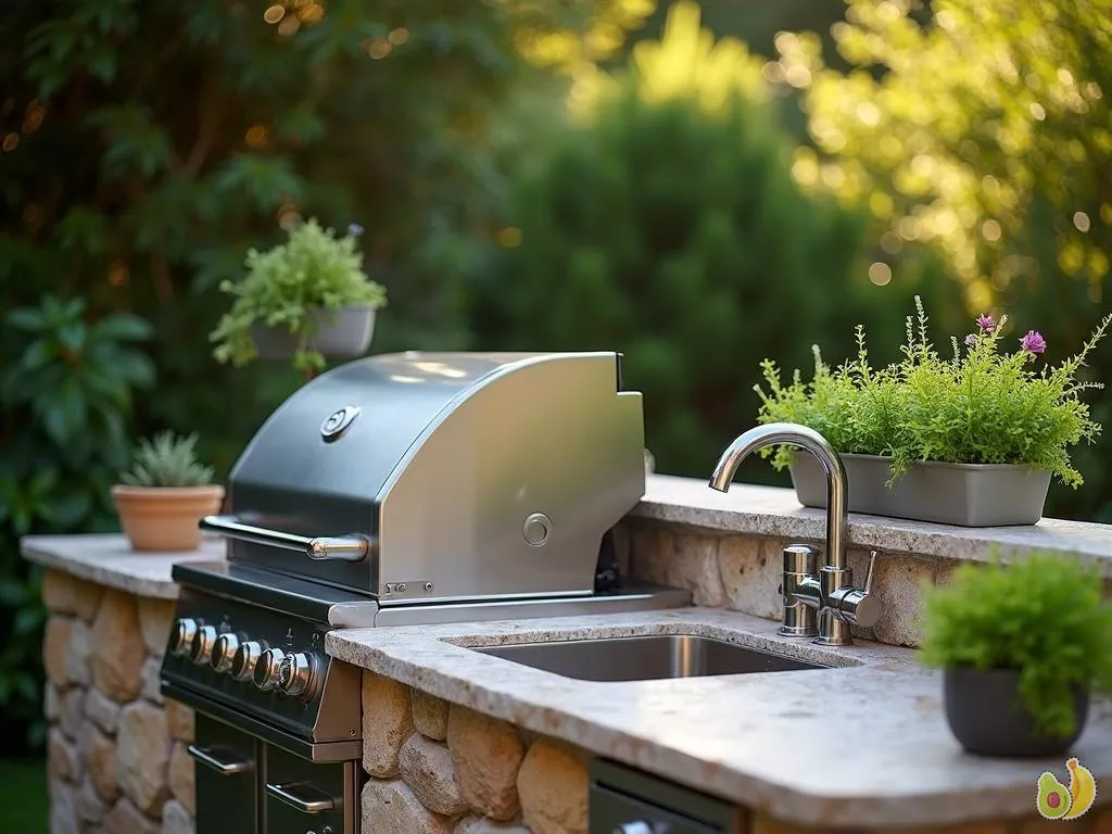 Aménagez une cuisine d’extérieur conviviale et fonctionnelle au jardin