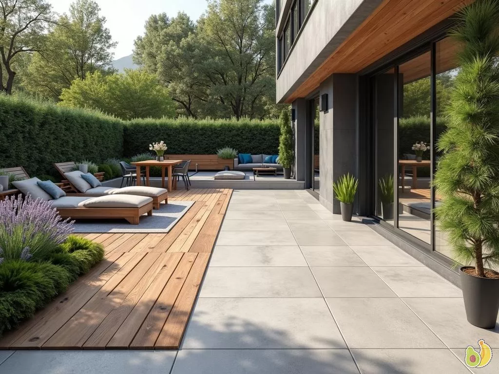 Carrelage extérieur imitation bois ou pierre : lequel choisir ?