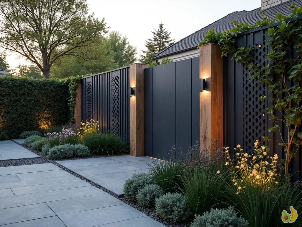 Clôture de jardin moderne : allier esthétisme et protection