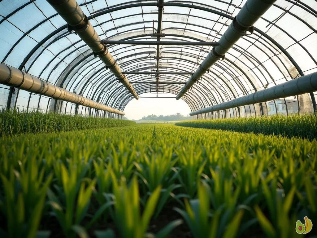 Des tubes en acier pour soutenir les installations agricoles