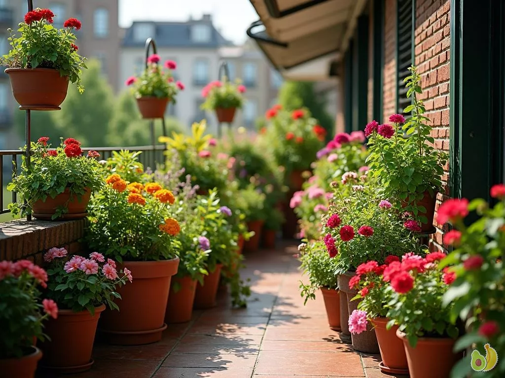 Fleurs en pot : quelles variétés choisir pour un balcon ou une terrasse fleurie toute l'année ?