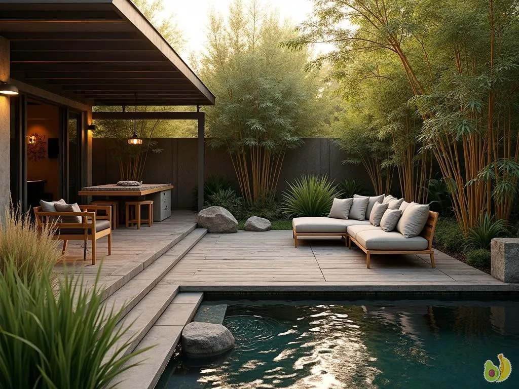 Idées d’aménagement de jardin : mobilier, espace spa, zone lounge et jardin d’eau