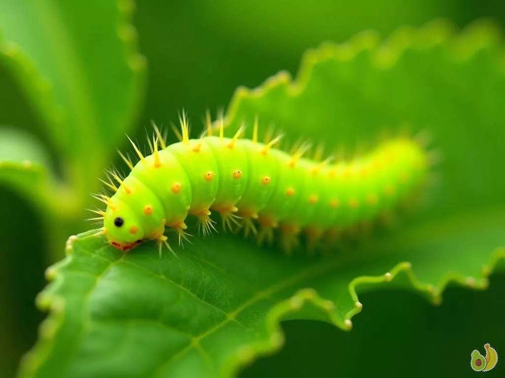 La chenille verte fluo qui menace vos cultures : décryptage d’un phénomène inquiétant