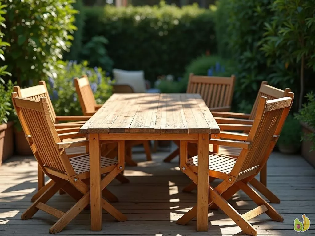 Meubles de jardin en teck : comment les entretenir pour en profiter tout l’été ?