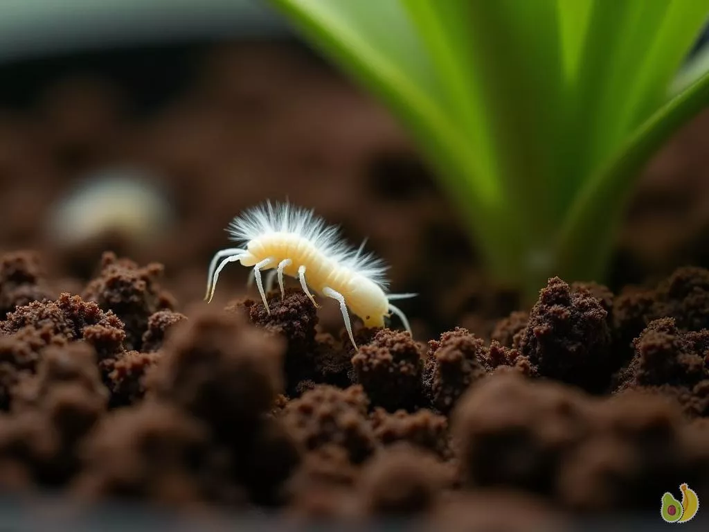 Petites bêtes blanches dans la terre de vos plantes d’intérieur ? Débarrassez-vous définitivement des pucerons, larves et autres insectes
