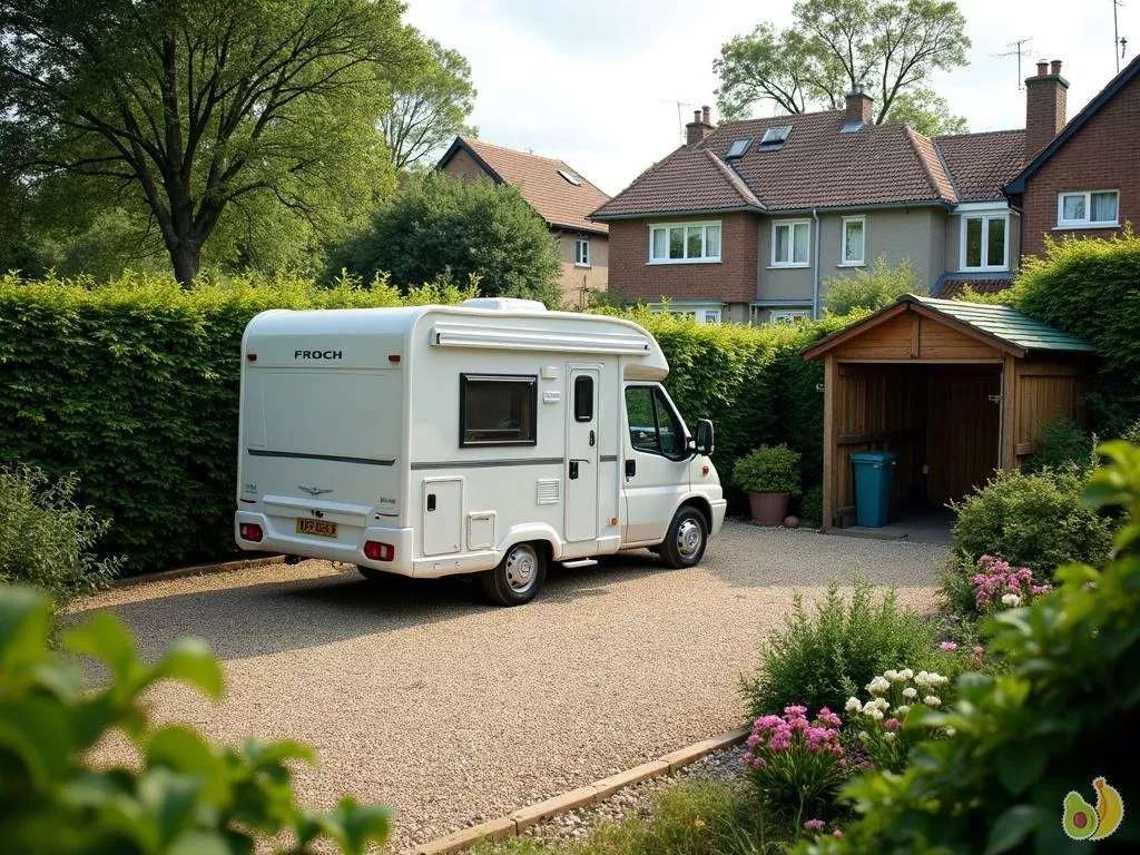 Peut-on garer un camping-car dans son jardin ? Réglementation et conseils