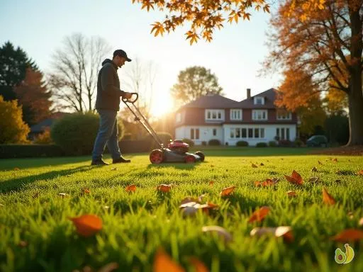 À quelle hauteur couper le gazon à l’automne ? Conseils pour tondre avant l’hiver