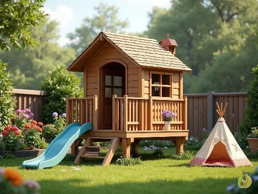 Cabane pour enfants : idée originale pour des jeux en plein air cet été