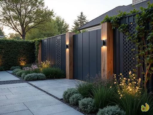 Clôture de jardin moderne : allier esthétisme et protection
