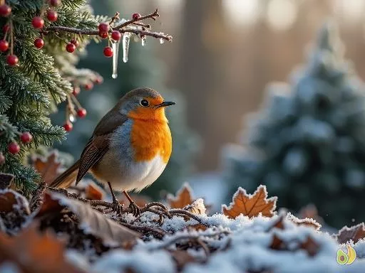 Comment le rouge-gorge passe-t-il l’hiver ? Rencontre avec cet oiseau spectaculaire