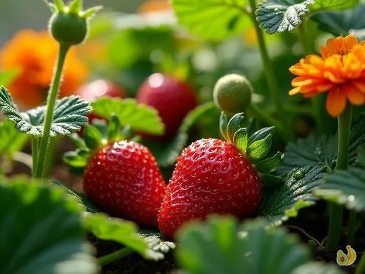 Les meilleurs compagnons pour des fraisiers sains et productifs au potager